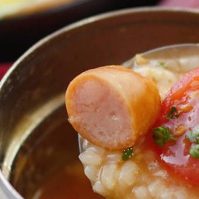 生米入れとくだけ！調理15分で簡単「トマトスープリゾット弁当」