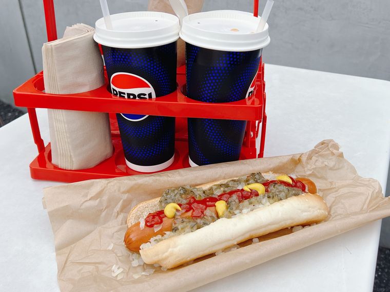 コストコフードコートのホットドッグ