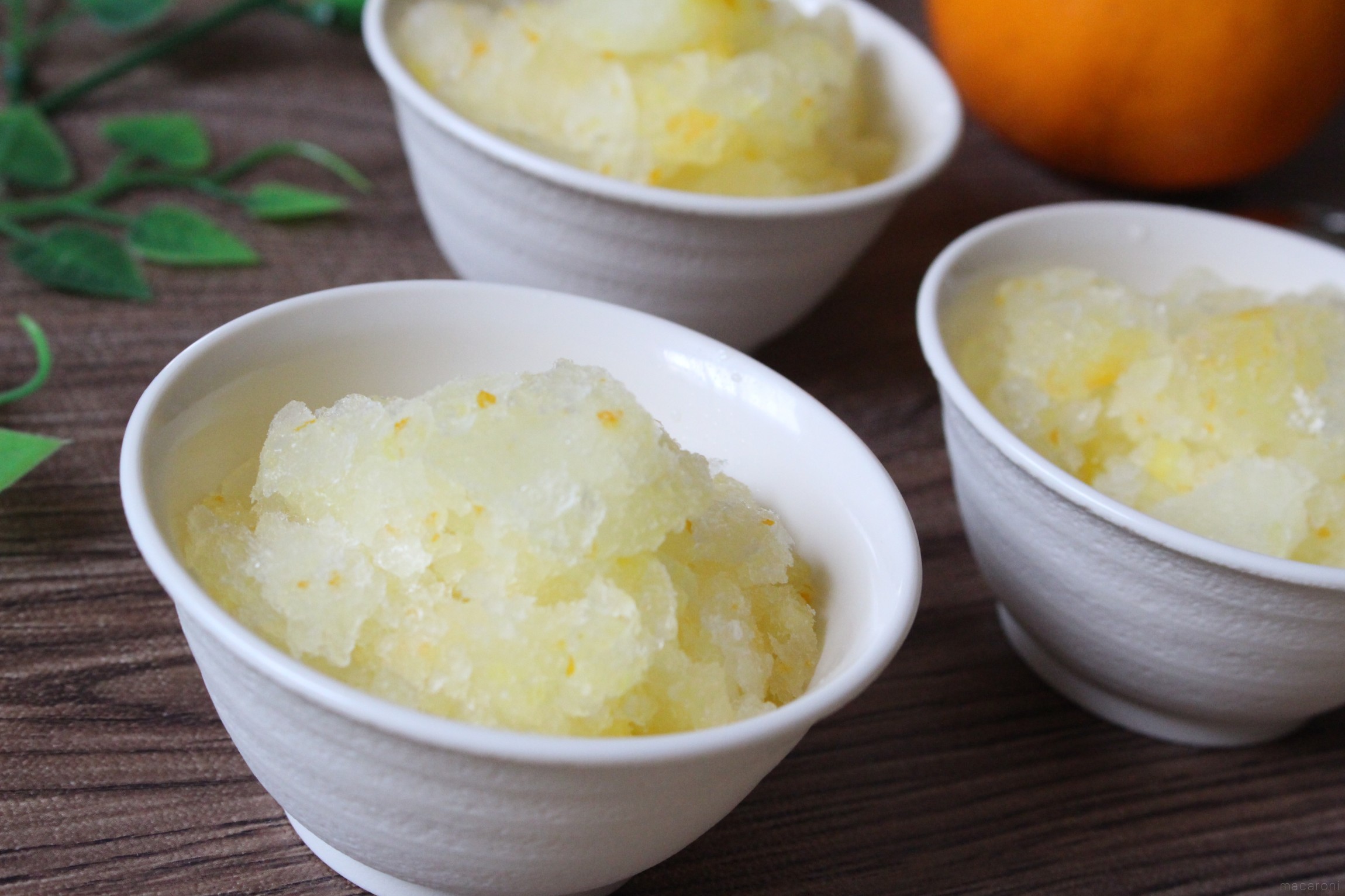 アニスとグレープフルーツのシャーベット レシピ