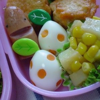 お弁当を彩るならコレ!「水玉たまご」がとってもキュート♡