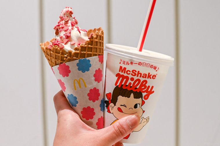 史上初コラボ!ミルキー×マックシェイク®、予想以上の再現度 “ままの味” に心打たれる…の画像