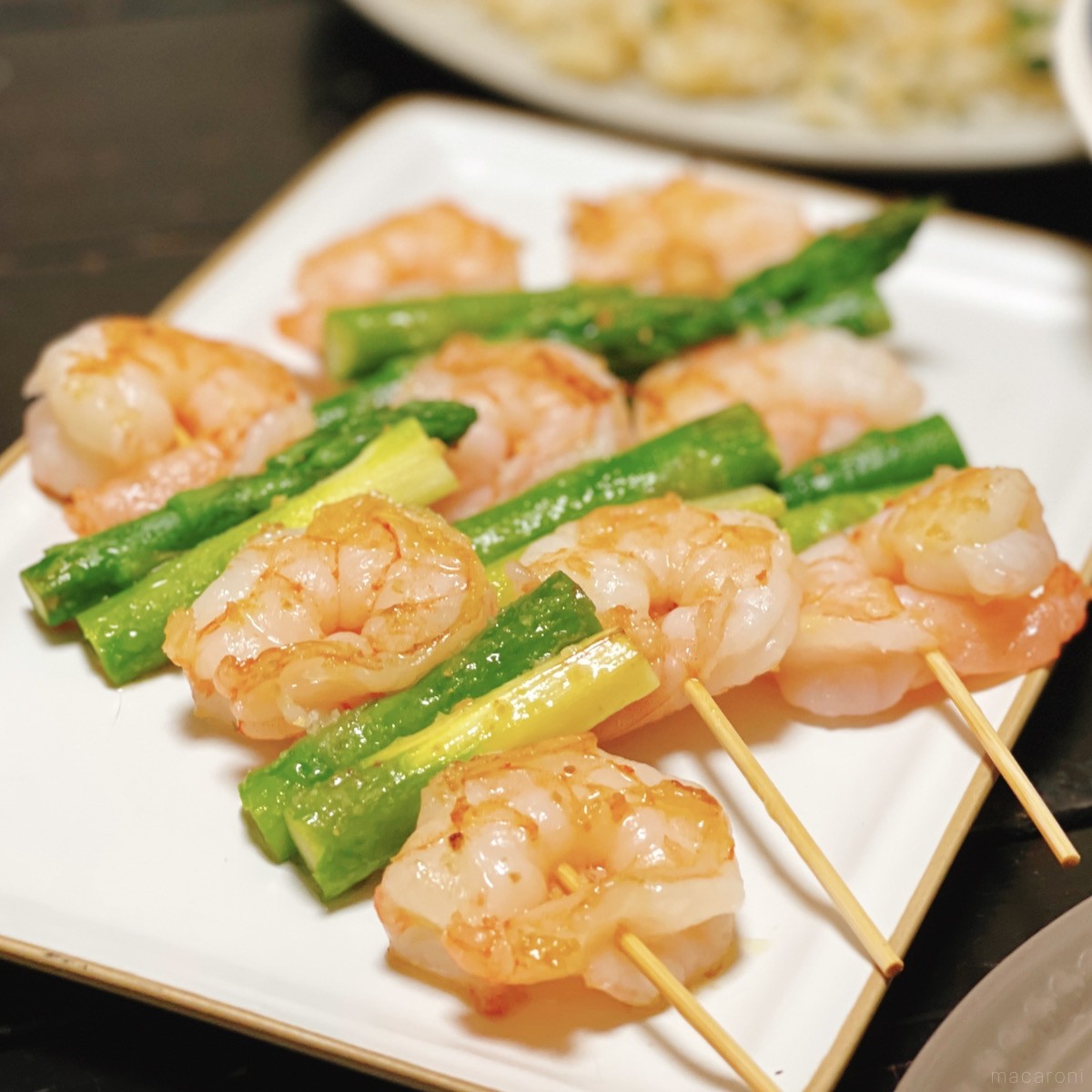 エビとアスパラの照り焼き炒め レシピ