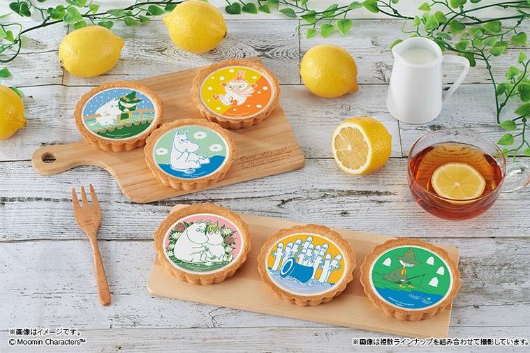 眺めていたいかわいさ…。ファミマからムーミンのレモンクリームタルトが新登場の画像
