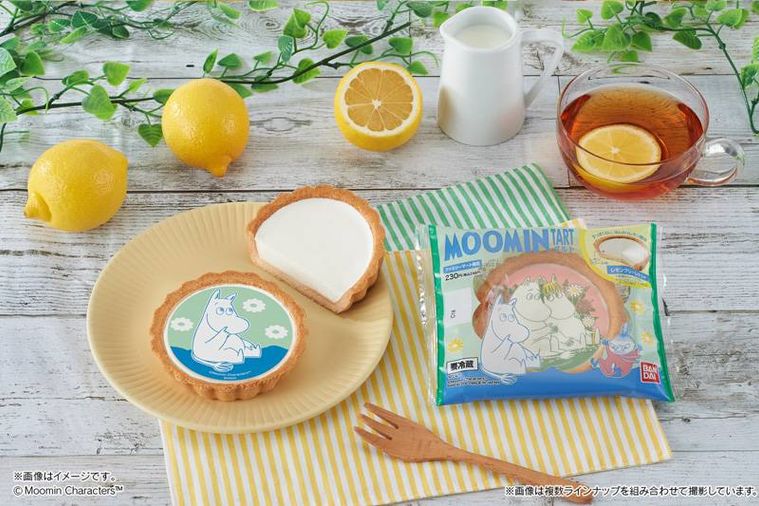 眺めていたいかわいさ…。ファミマからムーミンのレモンクリームタルトが新登場の画像