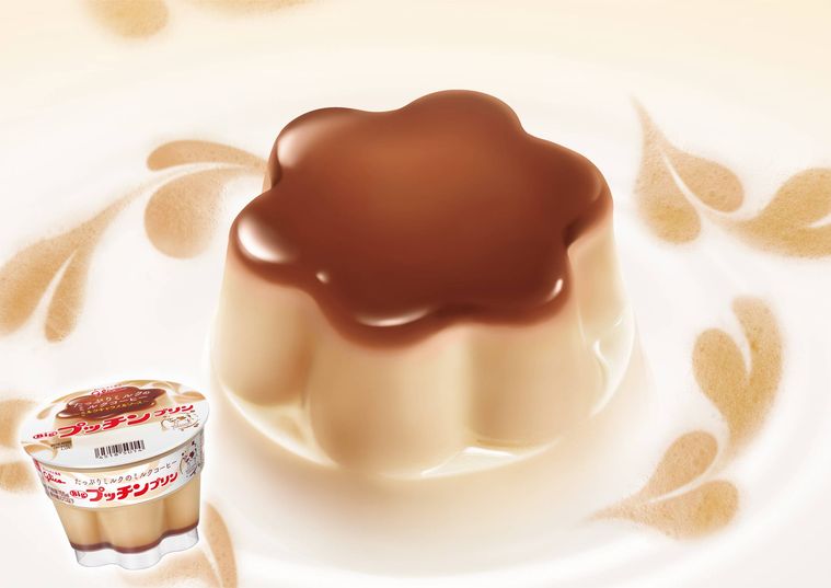 プッチンプリンに “ミルクコーヒー味” が夏限定で登場!まろやかなミルク感あふれる味わいの画像