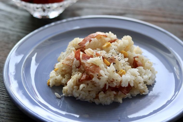 10分で完成！早うまご飯「カリカリベーコンご飯」レシピ