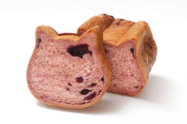 ねこねこ食パンにブルーベリーフレーバー登場!6月限定で味わえる豊かな香りと甘さの画像