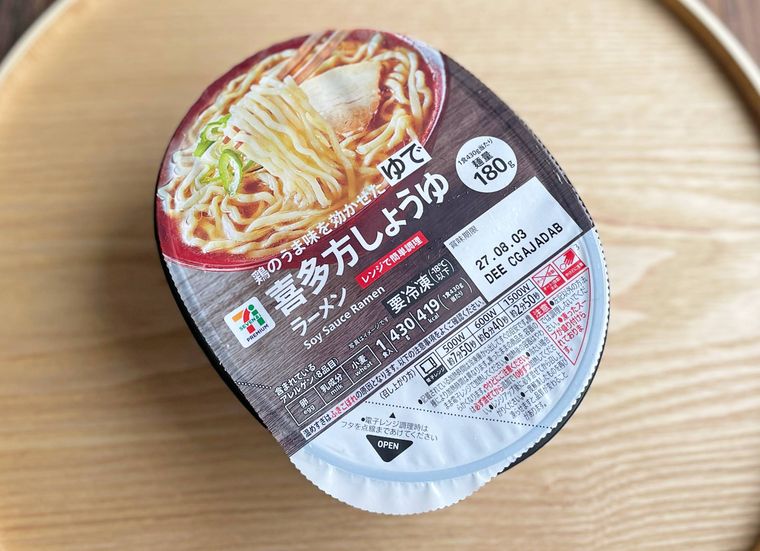 喜多方しょうゆラーメンのパッケージ