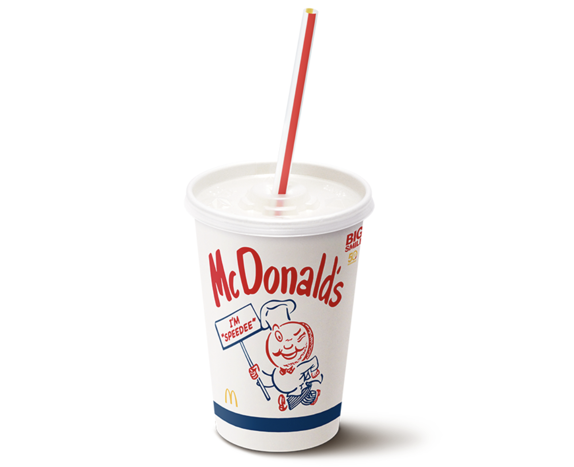 マクドナルドのパケが “アメリカンヴィンテージ” に。50周年記念で「スピーディー 」と出会えるの画像