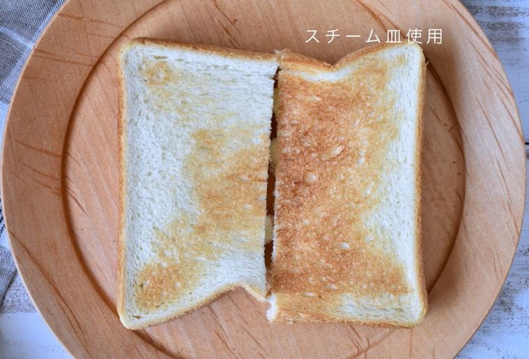 ダイソーで話題のスチーム皿を検証。たった110円でトーストの仕上がりに歴然の差!?の画像