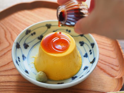 うにプリン様確認用 （【実験】プリンに醤油でウニになる説が雲丹醤油 