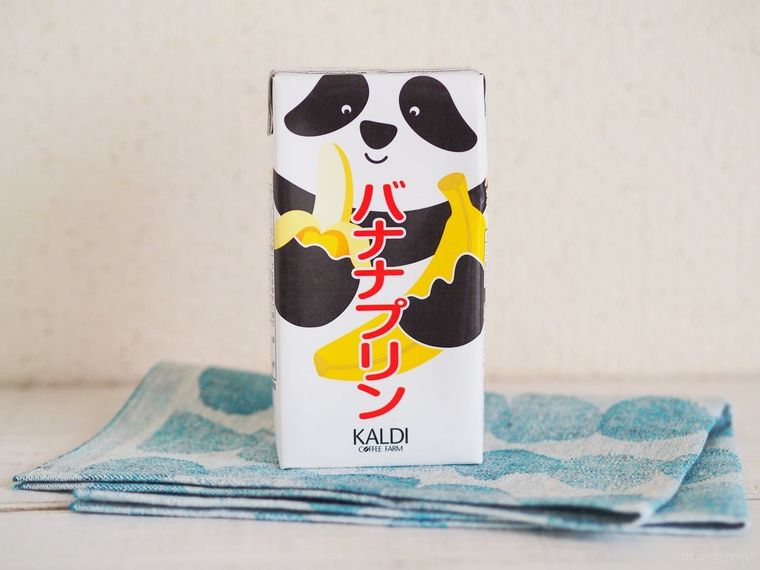 まるで食べるバナナジュース?カルディの王道スイーツ「パンダプリン」に新作が登場!の画像