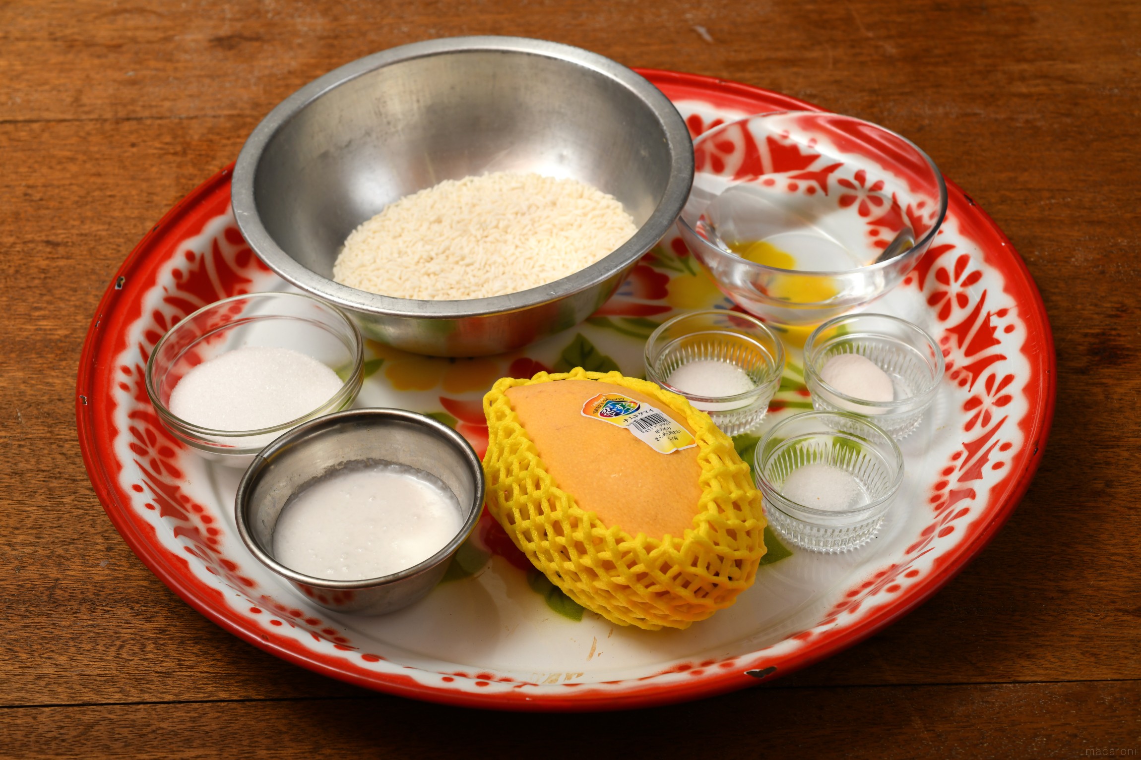 もち米マンゴーボール炒めのレシピ