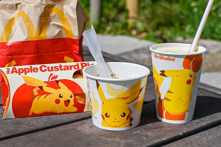 天才的にかわいいぞ!マック×ピカチュウの限定スイーツ3種をまとめ買いの画像