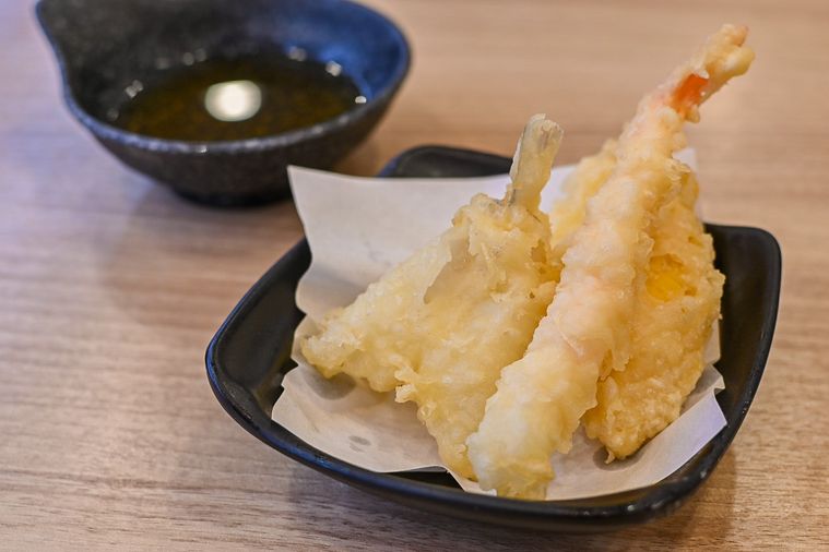 かっぱ寿司の寿司屋の夏天ぷら盛合わせ