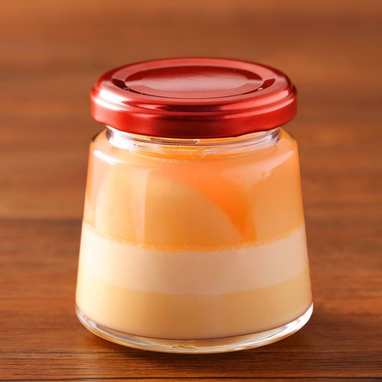 プリンに恋してから「夏の王様すいか」と「果実もも」が期間限定で登場!暑い夏に嬉しい爽やかなプリンの画像