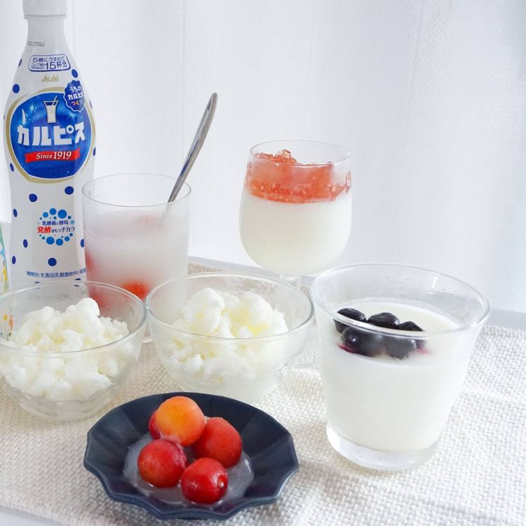 夏に食べたい カルピスを使うアイスやゼリーのアレンジをご紹介 Macaroni