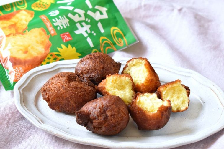 あの沖縄おやつがパパッと作れる!カルディ「サーターアンダギーの素」はパイナップル風味が食欲そそる…の画像