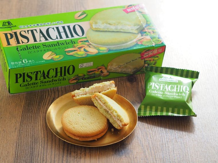 サクほろ食感が新しい!「ピスタチオガレットサンド」が夏のおやつに名乗り出た…の画像