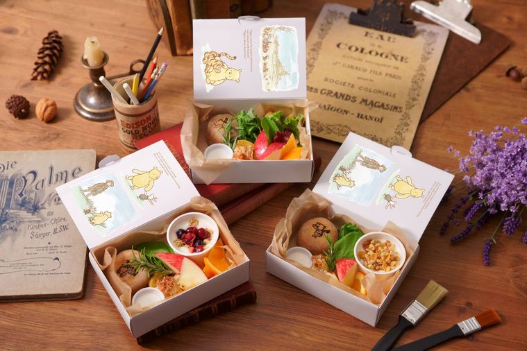 プーさんの「はちみつカフェ」が東京と大阪で開催!豊富な紅茶や英国のポピュラー料理が登場の画像