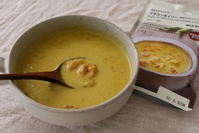 ムジラー騒然!無印良品の新作カレー「プラウンモイリー」は海老×ココナッツの罪タッグ【トレンドカレー部#9】の画像