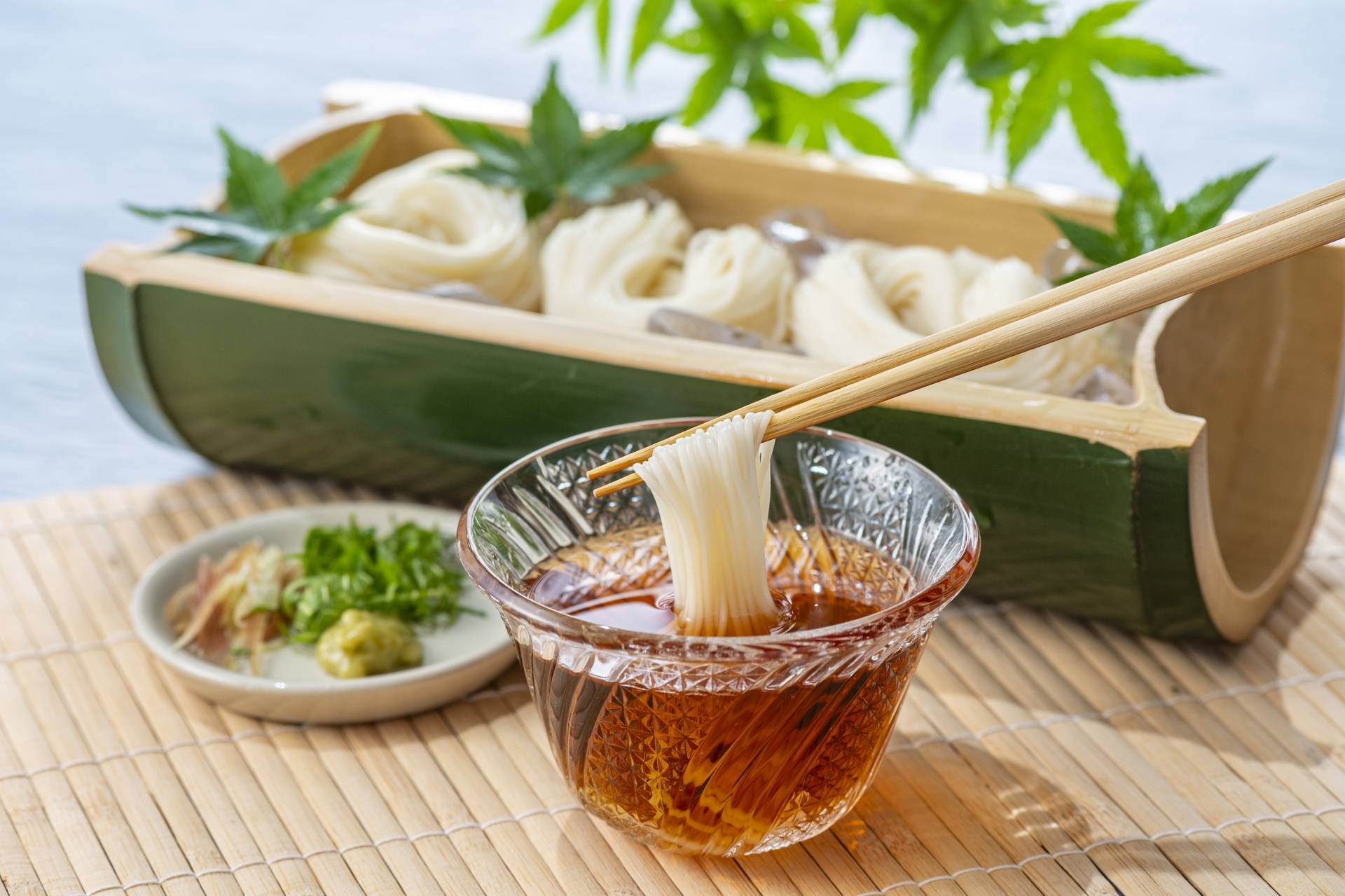 素麺 氷