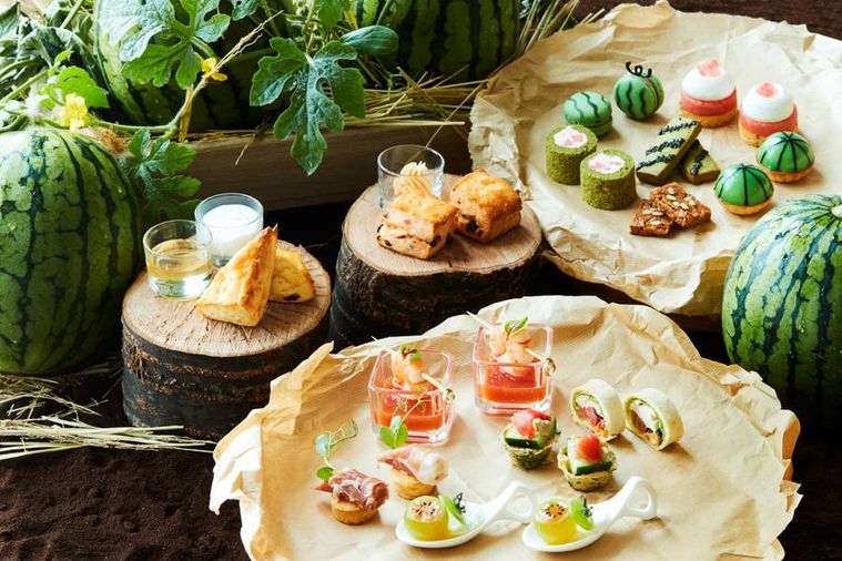 アンダーズ 東京の「夏のスペシャルメニュー」。スイカアフタヌーンティーなど爽やかで涼を感じるメニューが登場の画像