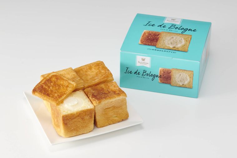 奇跡のコラボ「アイスdeボローニャ」をオンラインショップで販売!デニッシュパンにバニラアイスがたっぷりの画像