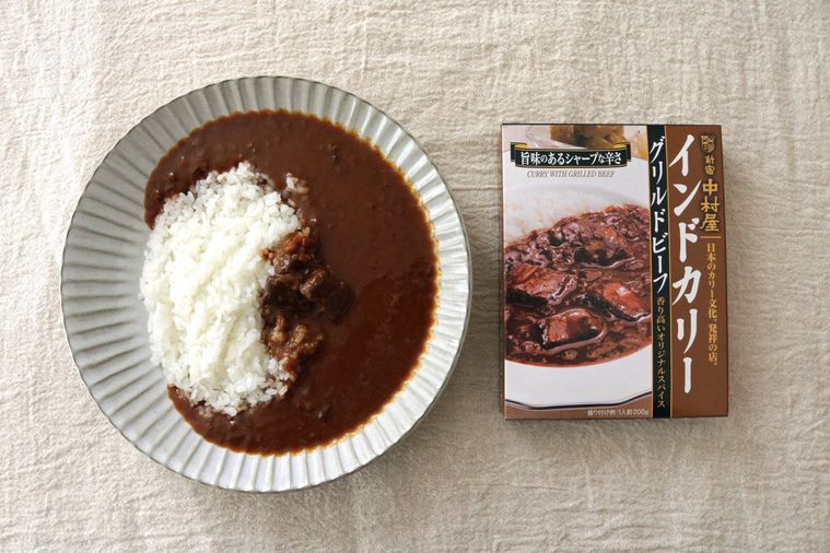 カレーライスとパッケージ