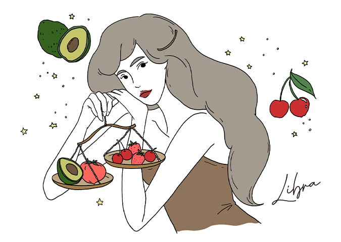 天秤座のイラスト