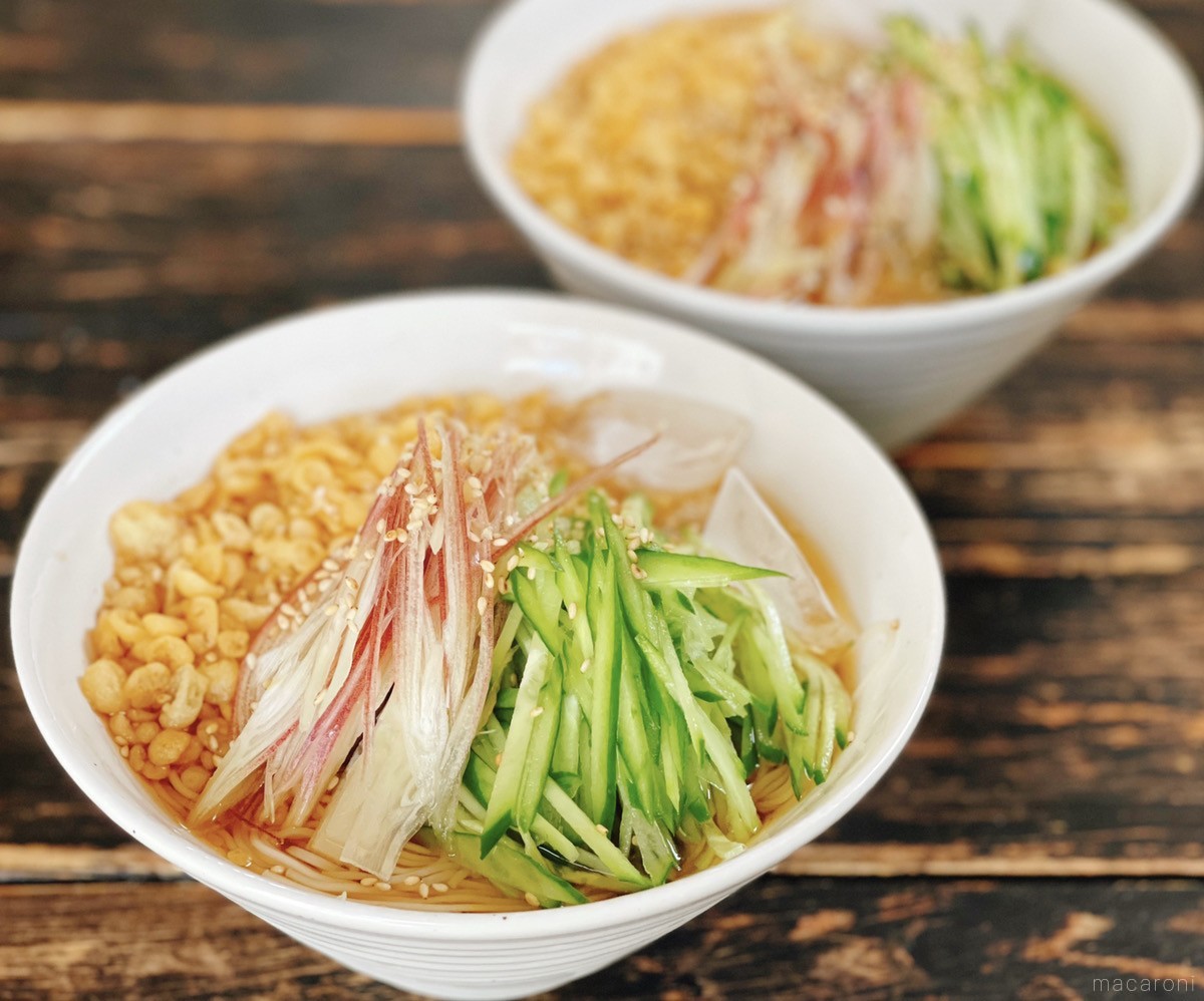 豪快に混ぜて食べよう！涼感満点「たぬきそうめん」【今月食べたい！私