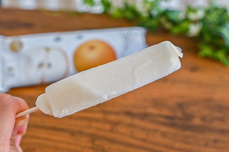 ローソン限定!旬の梨がぎゅっと詰まったアイス「日本のフルーツ長野県産幸水」の果汁感がたまらない【365日アイス女子】の画像