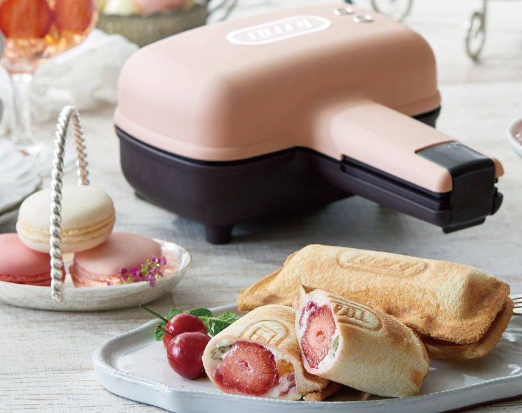 食べきりサイズが嬉しい。Toffyから「ハーフホットサンドメーカー」が発売中の画像
