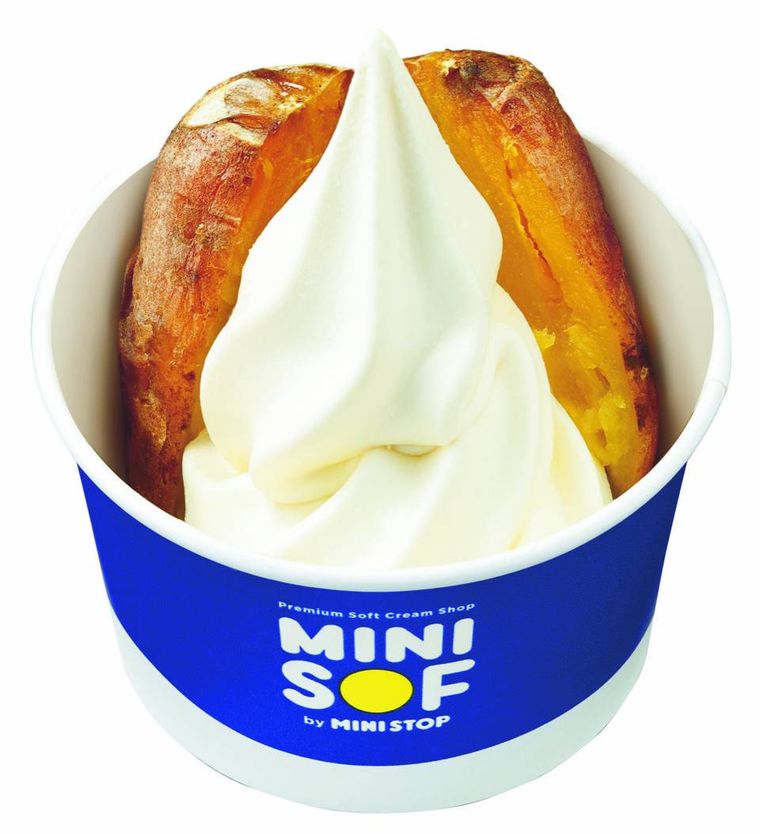 ミニストップに “台湾蜜いもソフトクリーム” が新登場!ミニソフで味わえる温×冷のコラボスイーツの画像