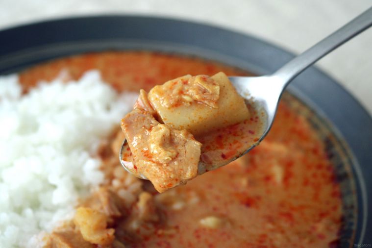 3段構成の味を楽しむカレー。「スリランカカレー」は鮮烈な旨辛味とココナッツの甘みが絶妙【一条もんこのカレーログ #7】の画像