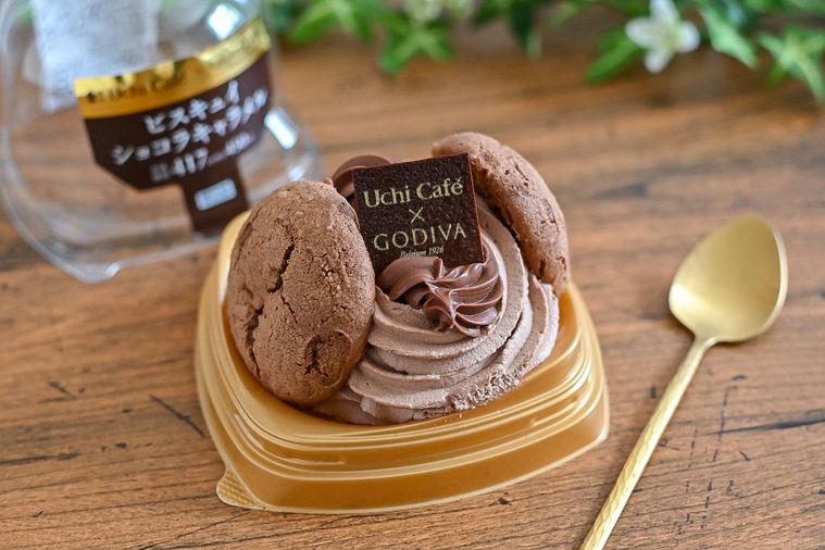 Uchi Café×GODIVA ビスキュイ ショコラキャラメルの開封後