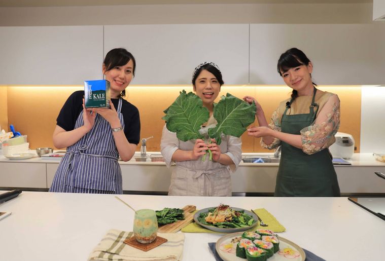 キューサイとmacaroniがコラボ!「ケールde大人のサペレ講座」がオンライン開催の画像