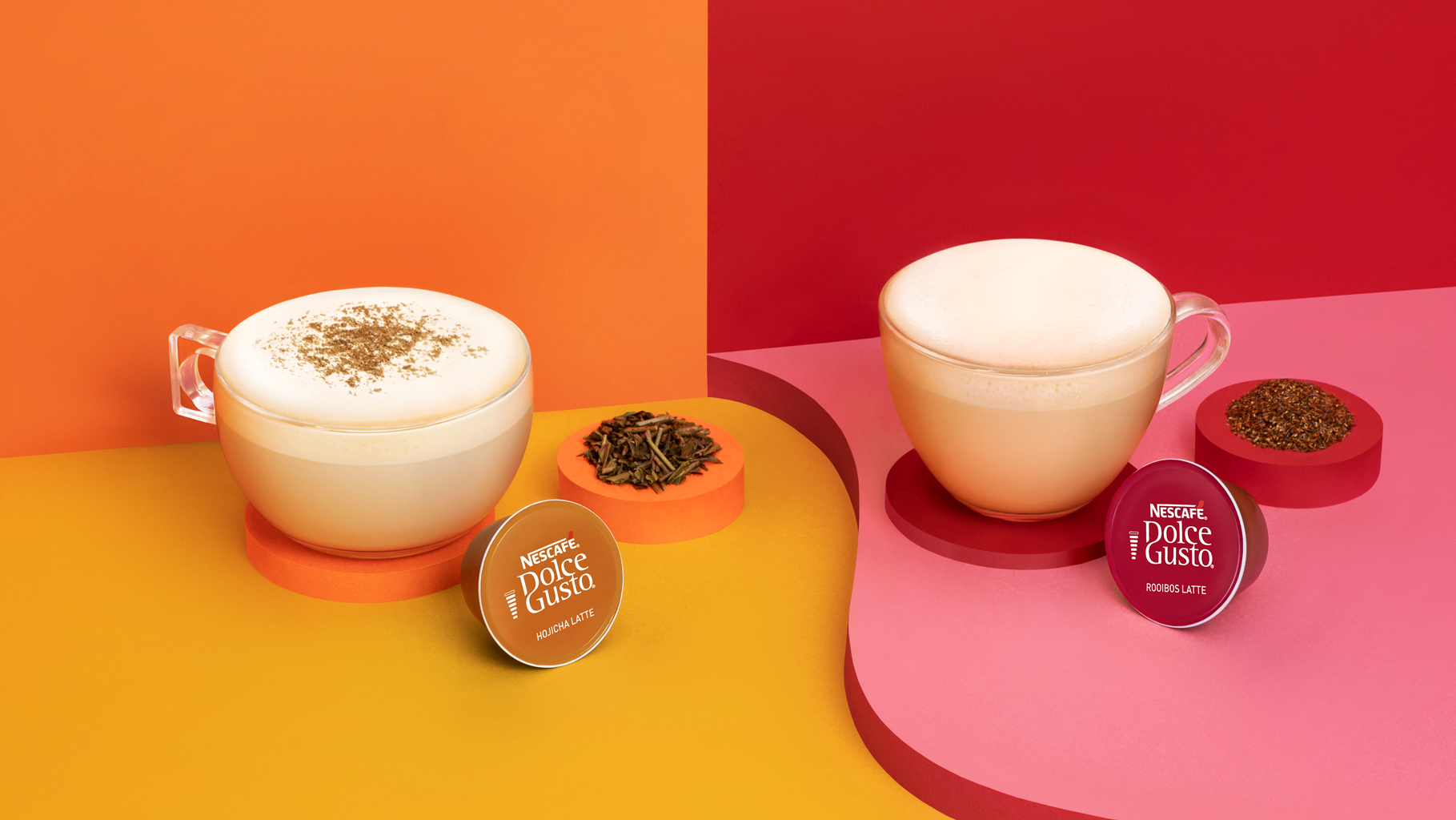 ブルーの色鮮やかなティーラテ。ネスカフェから「ドルチェ グスト ブルーラテ」が新登場の画像