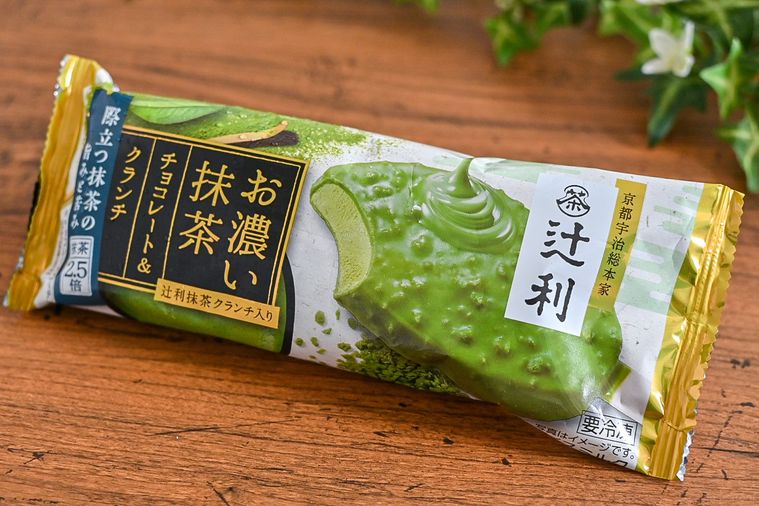 辻利の抹茶アイスが濃くなってリニューアル!本格抹茶が贅沢に広がるアイスバー【365日アイス女子】の画像