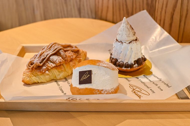 スタバベーカリー「プリンチ®」の新作を食べ比べ。マロン風味のマリトッツォに山脈ケーキまで!?の画像