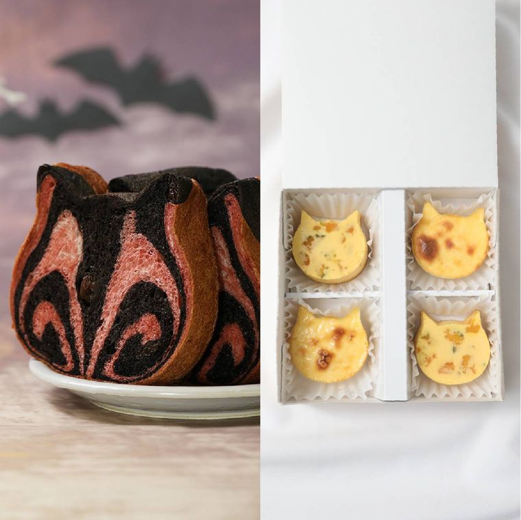 ねこねこ食パンに4種の「ハロウィンセット」が登場。オンライン限定で購入可能!の画像