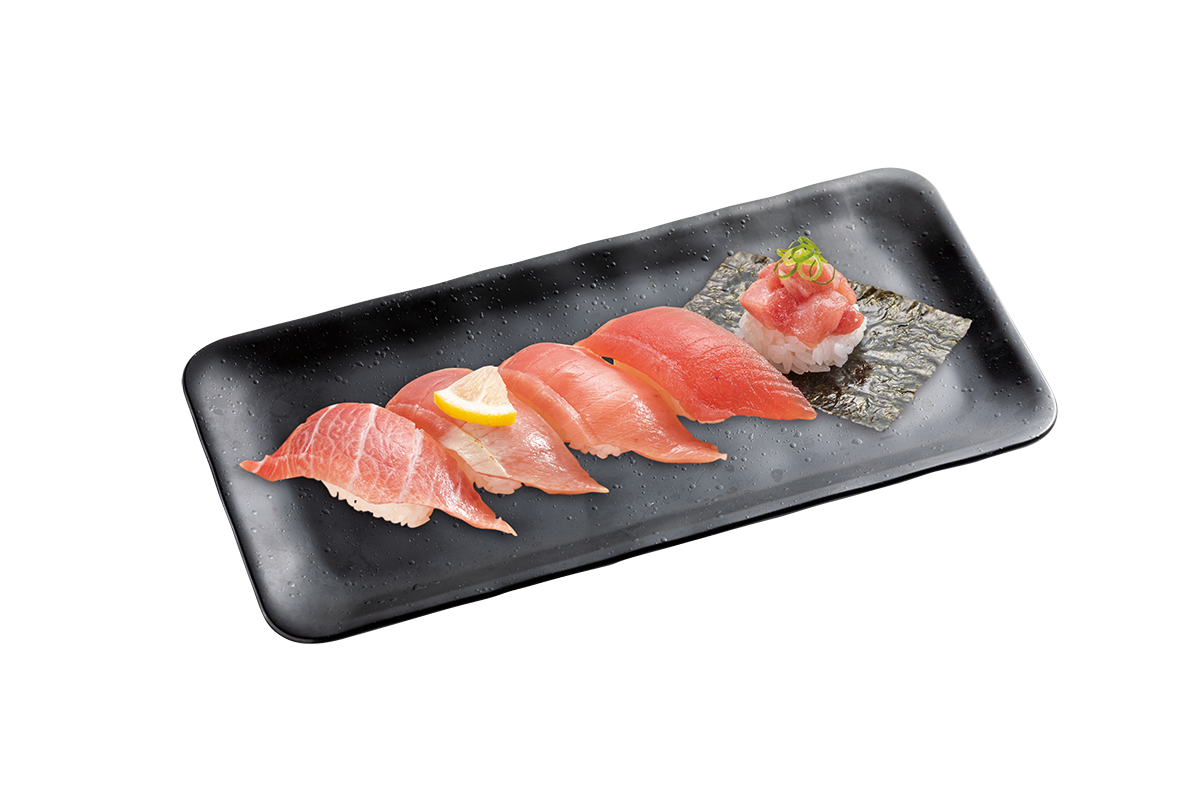 かっぱ寿司にアプリ会員限定の「新特典皿」が登場!人気ネタがつまった3種類の画像