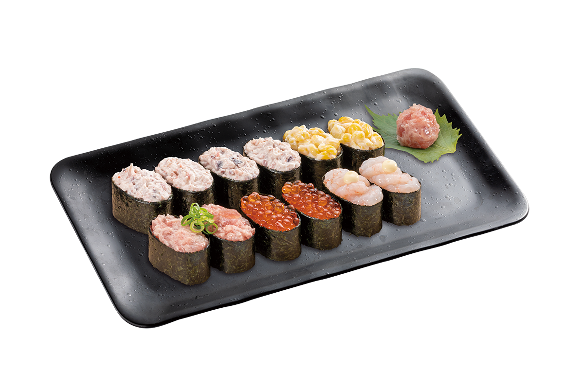かっぱ寿司にアプリ会員限定の「新特典皿」が登場!人気ネタがつまった3種類の画像