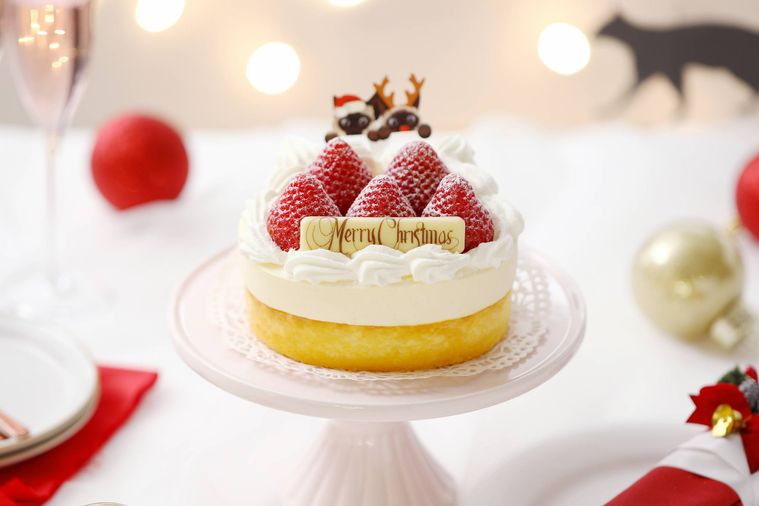 ねこねこチーズケーキに「2021年クリスマスケーキ」が登場!11月1日より予約スタートの画像
