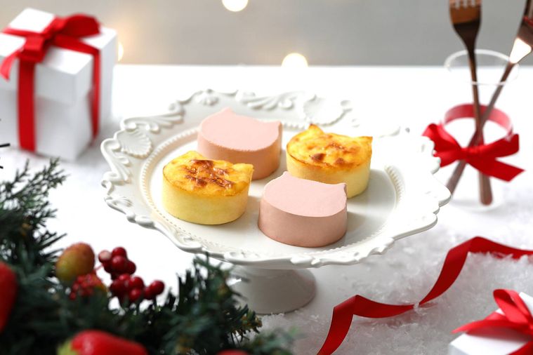 ねこねこチーズケーキに「2021年クリスマスケーキ」が登場!11月1日より予約スタートの画像