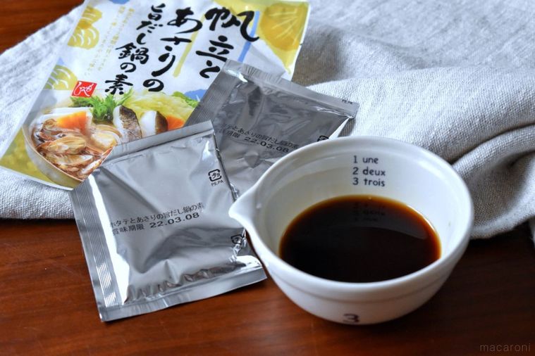 カルディの新作鍋つゆ!「帆立とあさりの旨だし鍋の素」が今冬のスタメンになる予感の画像