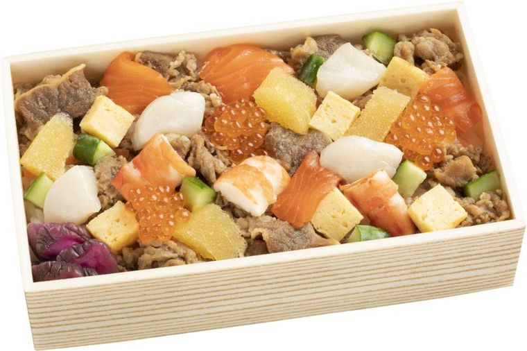 スシローが鳥羽シェフとコラボ!お持ち帰り限定商品「すき焼き海鮮しゃり弁」がスシローに登場の画像