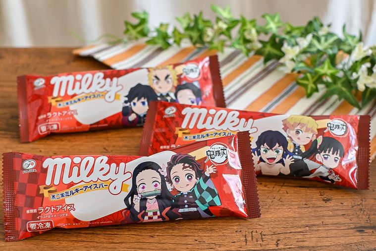 セブン限定の不二家ミルキーアイスバーが鬼滅とコラボ!やさしい甘みに癒される【365日アイス女子】の画像