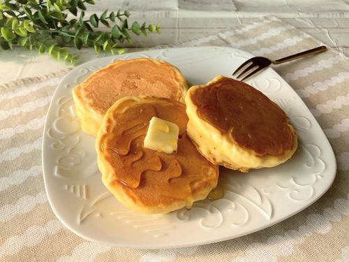 型なしで厚焼きに ホットケーキミックスで作るパンケーキの作り方 Macaroni