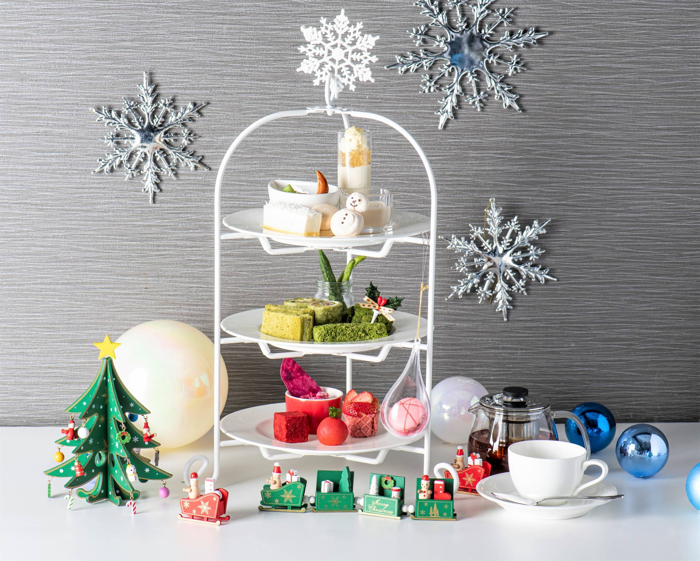 クリスマスアフタヌーンティー が二子玉川エクセルホテル東急で開催 Twgteaの紅茶やコーヒーが飲み放題 Macaroni
